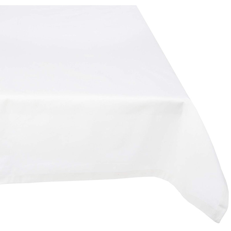 Solid Color 100% Cotton Square Tablecloth, 102" W x 60" L