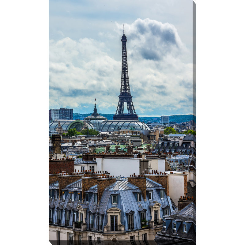 " Paris " Print, 60" H x 36" W x 1.5" D
