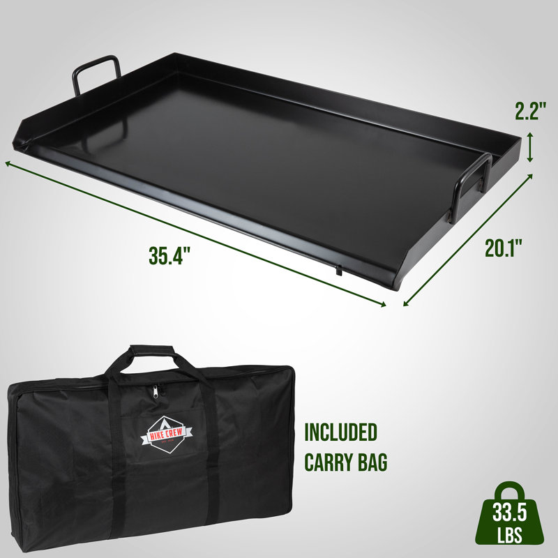Steel Non-Stick Dishwasher Safe Grill Griddle