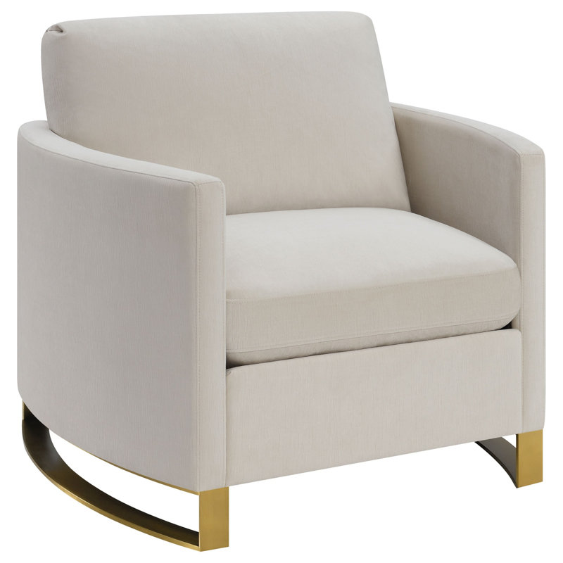 Ensemble de canapé rembourré de style moderne Mid-Century pour le salon, 5, Beige
