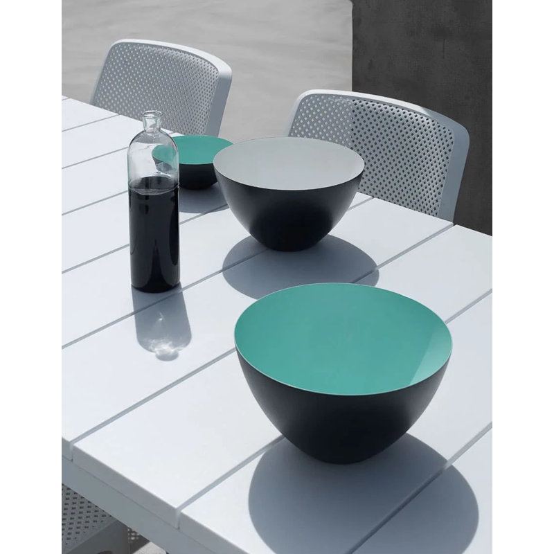 Rio Outdoor Dining Table, White, 29.92" H x 33.5" W x 82.68" L
