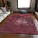 Premium Machine Washable Fehr Merlot Rug