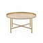 Table basse à plateau rond