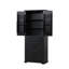 Armoire noire pour salle de bain - Tablette réglable Solution de rangement spacieuse Grand espace-1830398464
