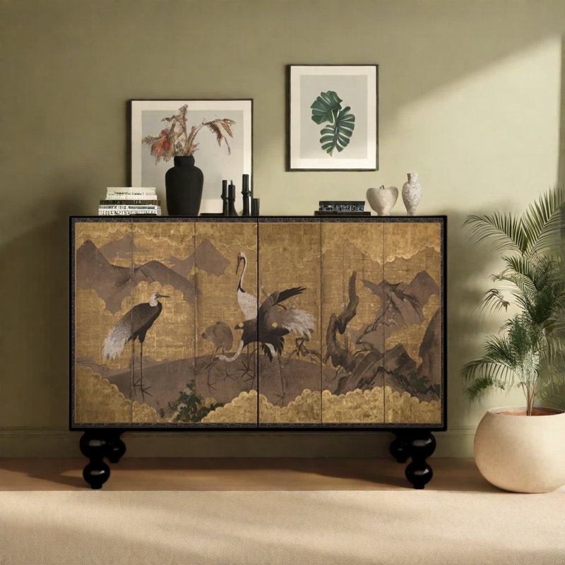 Retro Decorated Sideboard