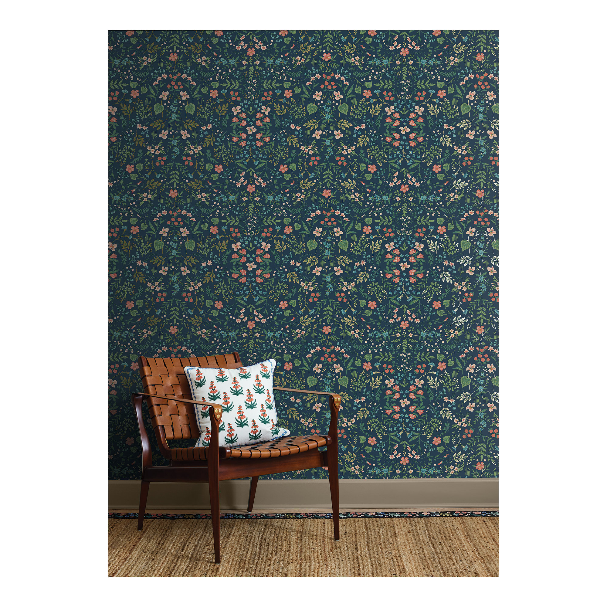 Wildwood Peel and Stick Wallpaper, Blue