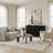 Pettry 66"W Solid Wood 4-Door Storage Cabinet With Adjustable Shelves-718609968