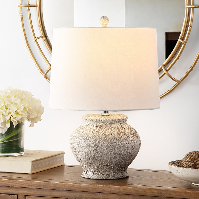 Lampe de table 21 "gris clair advika