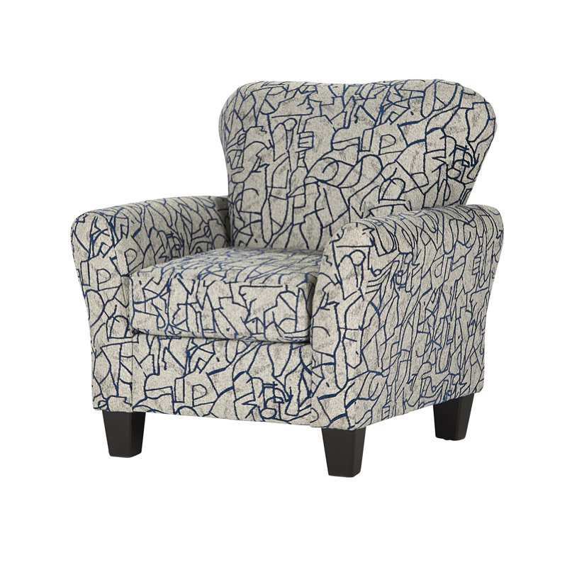 Chaise d'appoint 3010 - Scribble Indigo