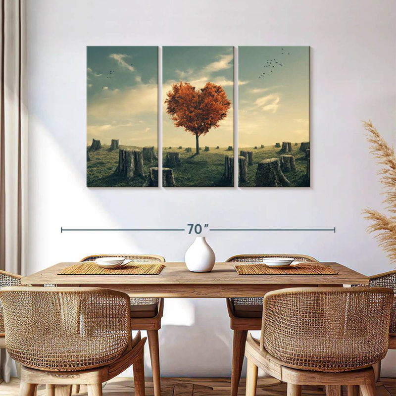 Indestructible Heart Tree, 36" H x 57" W