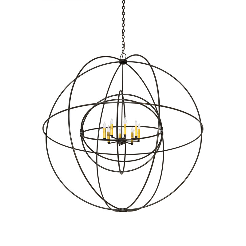 60"W Atom Enerjisi 8 LT Chandelier