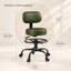 Chaise de dessin ergonomique avec dossier, tabouret de bureau pivotant à roulettes avec repose-pieds réglable - Vert/1 pièce-273369683-274005017