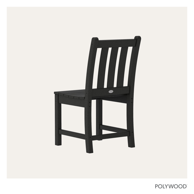 Chaise d'appoint de jardin Lakeside POLYWOOD, Noir