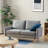 Cartlin 58" Upholstered Mid-Century Modern Loveseat-1101155318