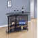 Chichica Bar Table with Wine Storage