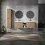Stylish Wall-Mounted Bathroom Vanity With Abundant Storage And Elegant Sink