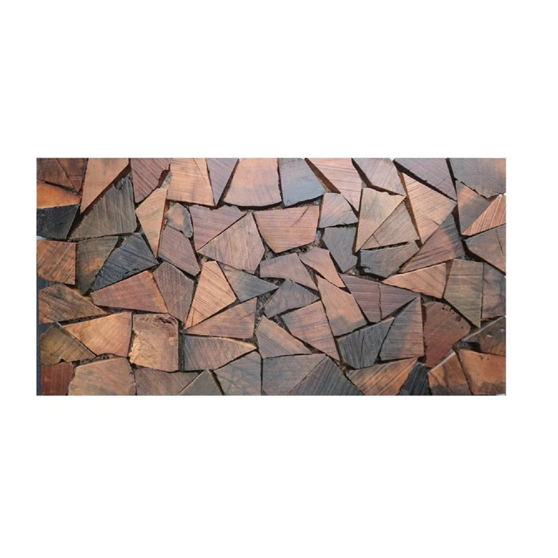 Halwarth 30 cm x 30 cm Wood Look Tile in Brown