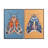 ABSTRACT SET 2 CANVAS - 2 Piece Wrapped Canvas Painting Set