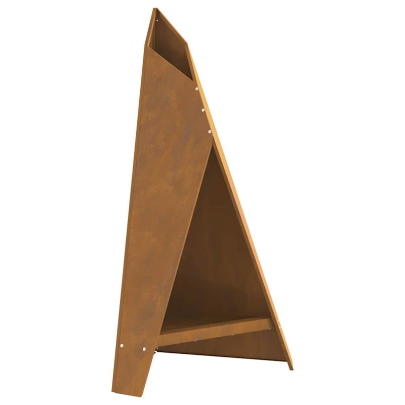 Modern Fire Pit, Brown
