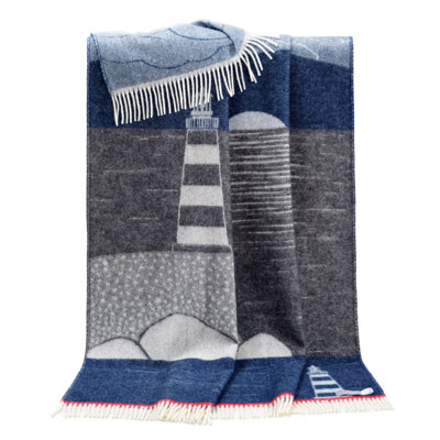 Lighthouse Wool Throw