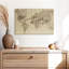 «The World is Your Oyster Map», reproduction sur toile tendue-1421047746