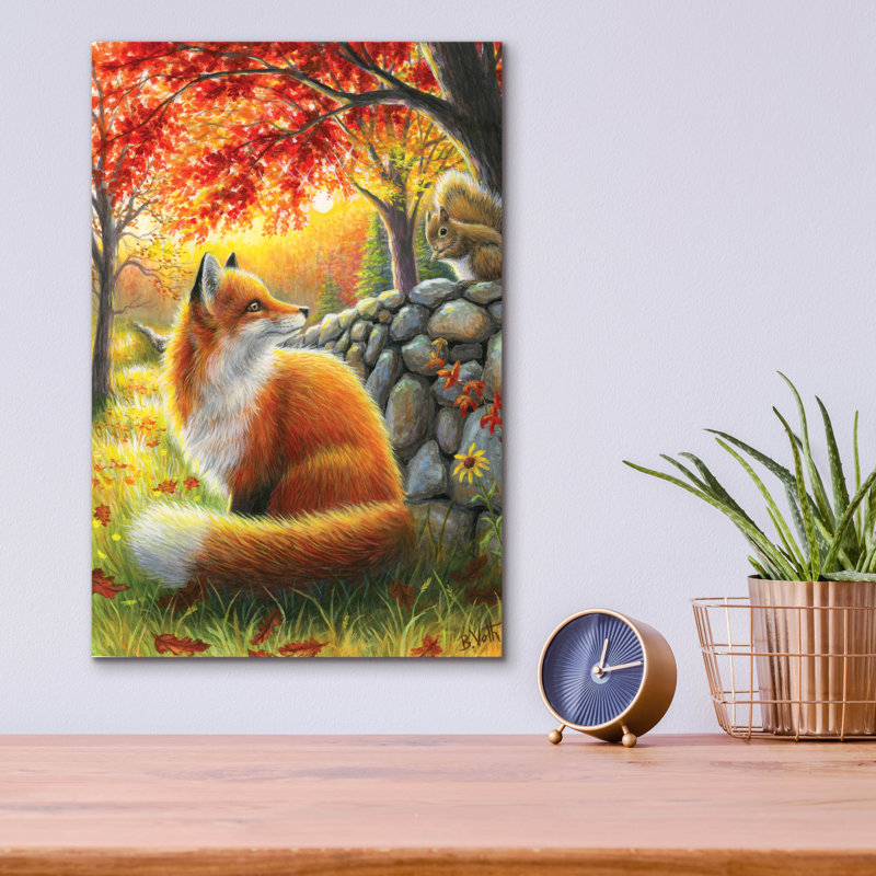 «A Friend For Little Fox» par Bridget Voth, H 16 po x l 12 po x P 0,13 po