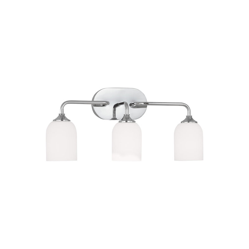 Emile Large Vanity from Generation Lighting , Chrome, No