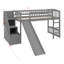 Lit mezzanine avec deux tiroirs et glissade-1823362503