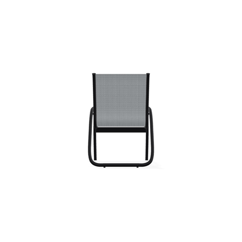Fauteuil de patio Gardenella, Noir texturé, Rocher