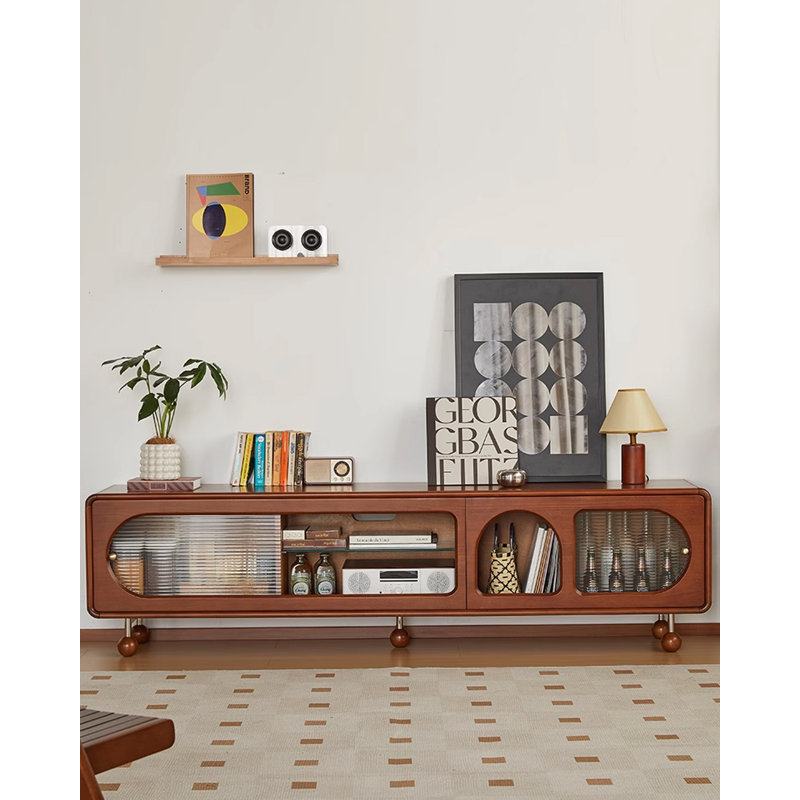Meuble télé Mid Century,  21" H x 78.7" W x 15" D