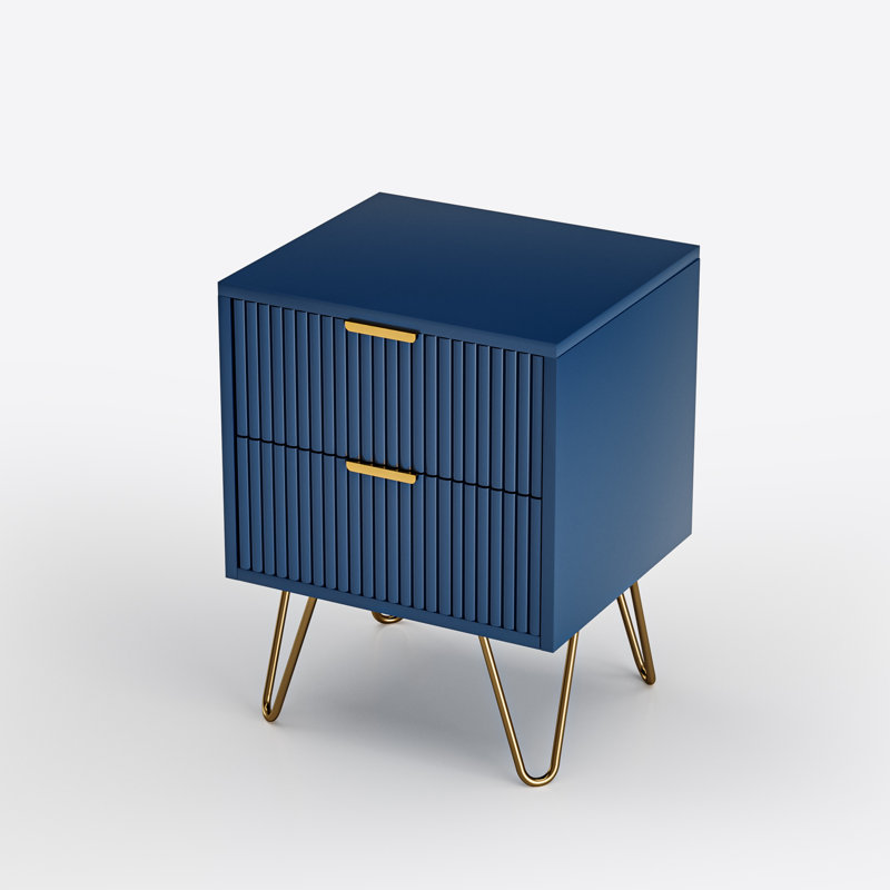 40cm W Manufactured Wood Bedside Table