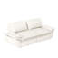 Canapé convertible en velours polyvalent et confortable, parfait pour la détente dans le salon