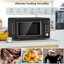 Four à micro-ondes de comptoir 700W 700W avec 5 micro-alimentations et fonction de cuisson automatique