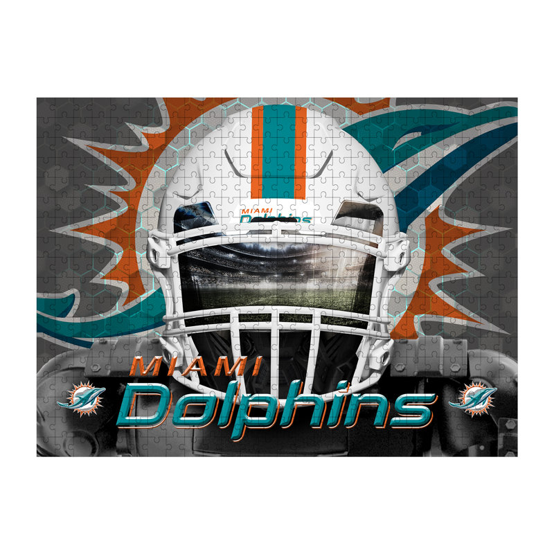 NFL Miami Dolphins, masque 3D, 500 pièces, Miami Dolphins