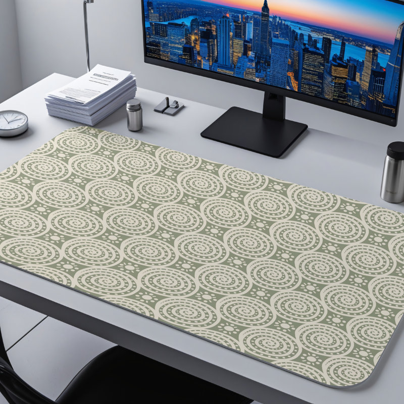 Polyester Desk Pad, 14.4x12.1