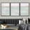 "Minimal Landscape Grunge Multicolor Pastel Landscape Shapes", illustrations abstraites encadrées sur toile, 3 pièces