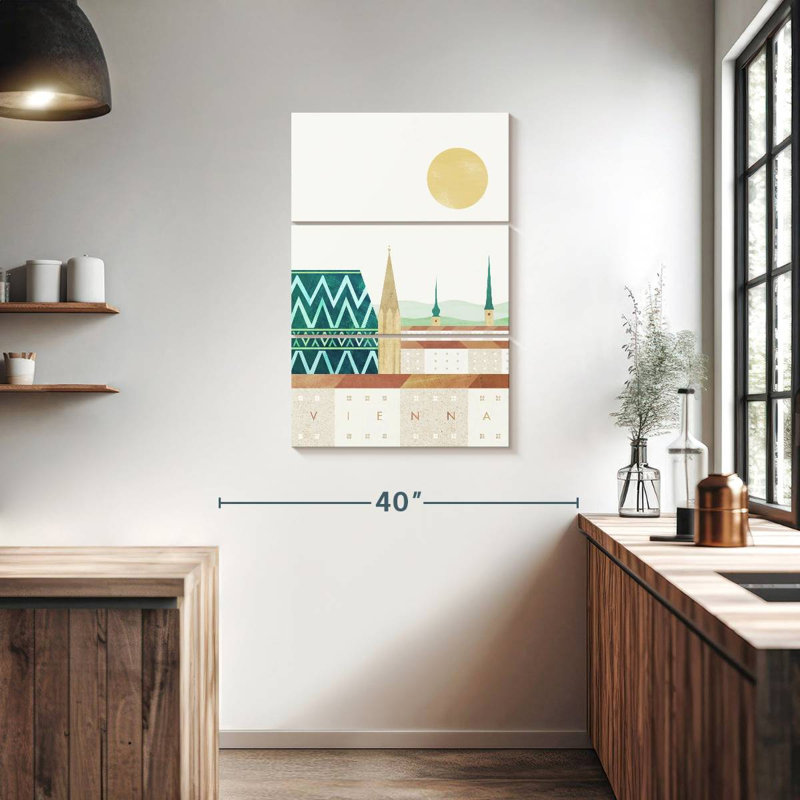 Affiche de voyage Masam Vienna, H 38 po x l 24 po