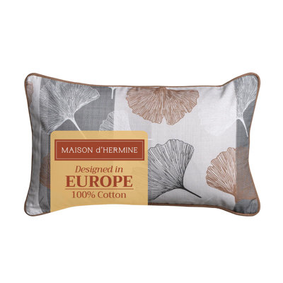 Maison d'Hermine Nudes - Gingko 100% Cotton Decorative Pillow cover - 12" x 20" - Pack of 1
