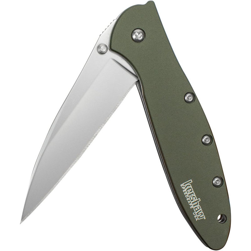 Kershaw Leek, couteau de poche orange, Vert