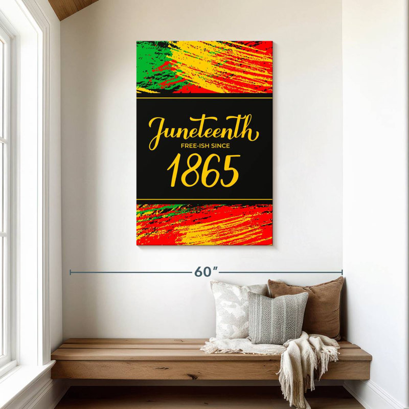 Lelend Celebrate Juneteenth, H 45 po x l 30 po