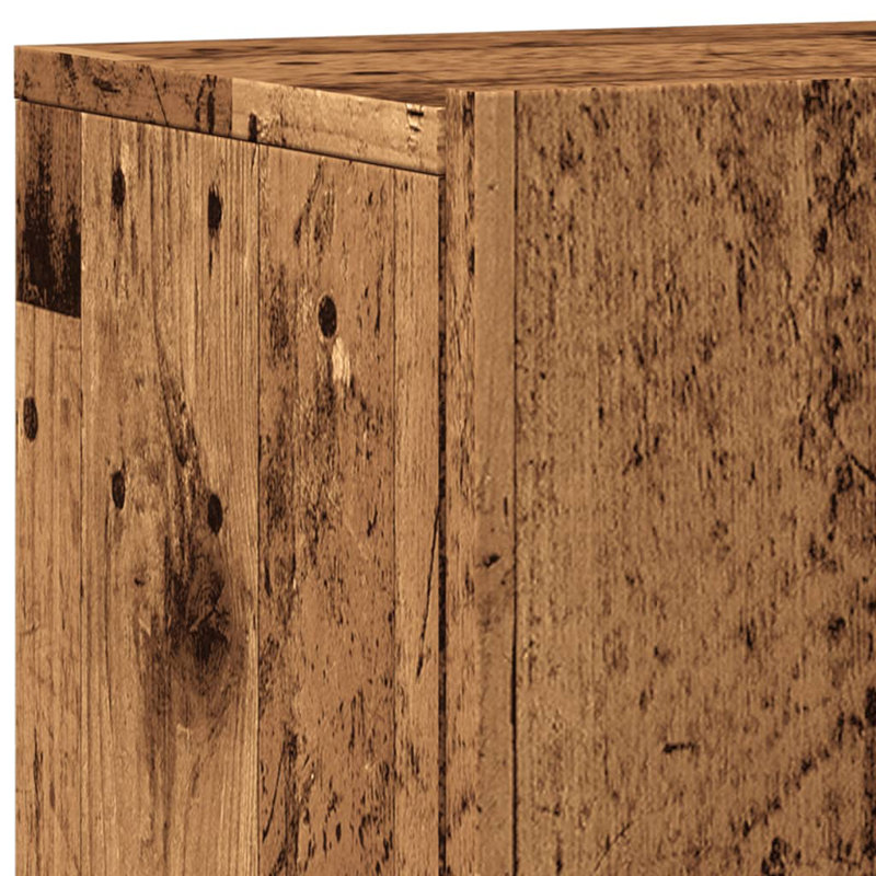 Atravion Unfinished TV Stand, 80cm, Old Wood