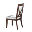 Chaise d'appoint Caityln au fini espresso