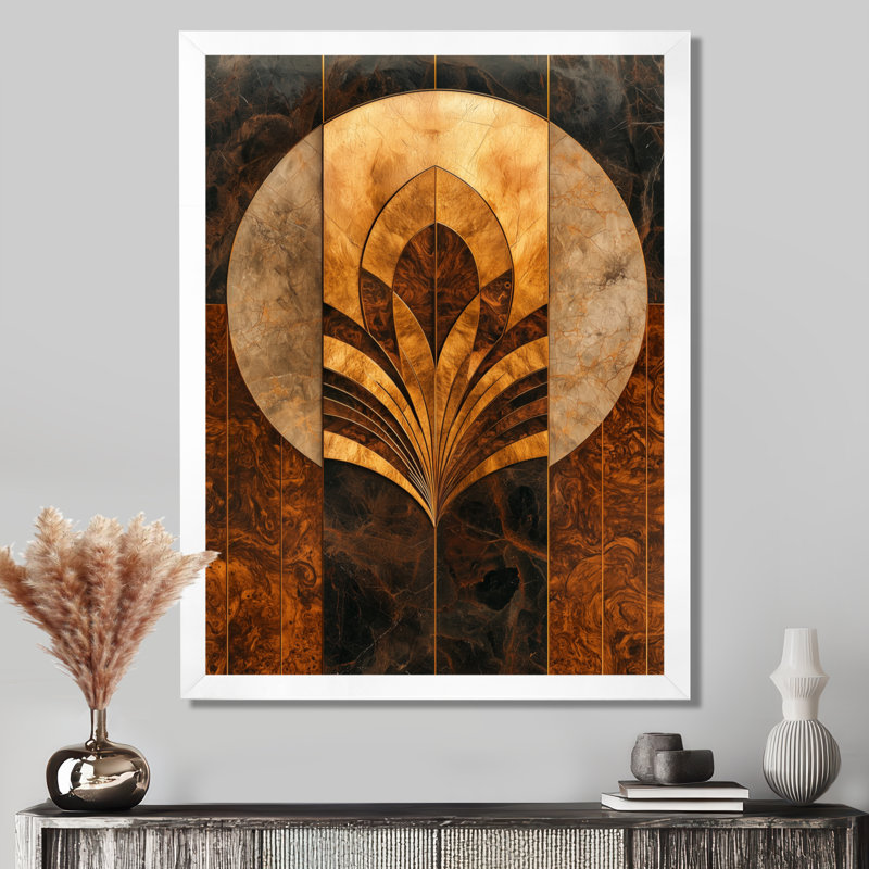 Owen - impressions sur toile abstraites, 20" H x 12" W, Reproduction encadrée d'une seule photo, White