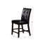 2 chaises de hauteur comptoir, en bois et construction, revêtues de similicuir, capacité de poids de 250 lb, structure et salle à manger 2, couvertes, additionnelles