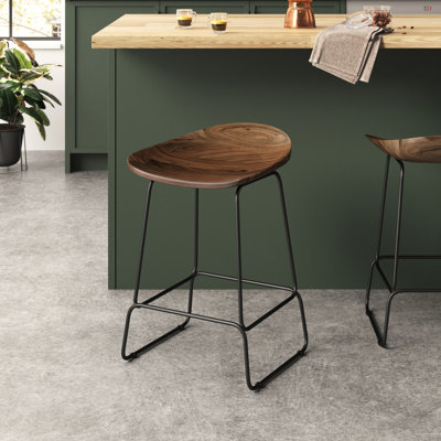 Gordonsville Counter Stool with Metal Frame