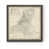 Toile avec cadre gris