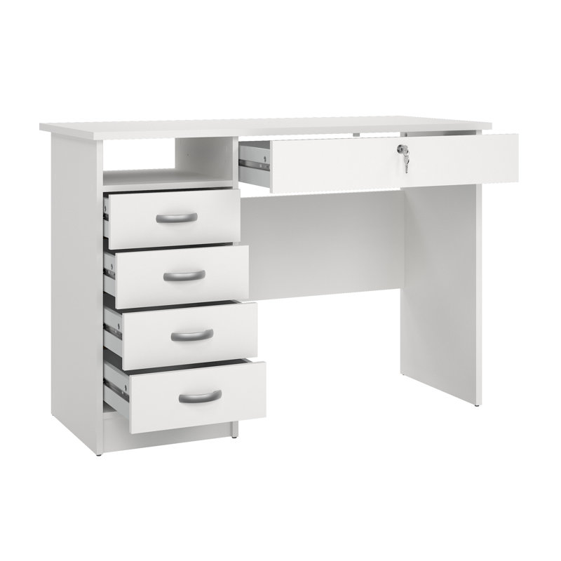 Channay Computer Desk, White