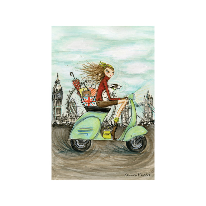 Art de londres, Toile tendue, H 12 po x l 8 po x P 0,75 po