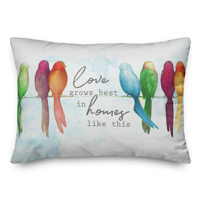 Outdoor Reversible Throw Pillow, White