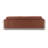 Camel Genuine Leather Sofa with Adjustable Headrests-841366765
